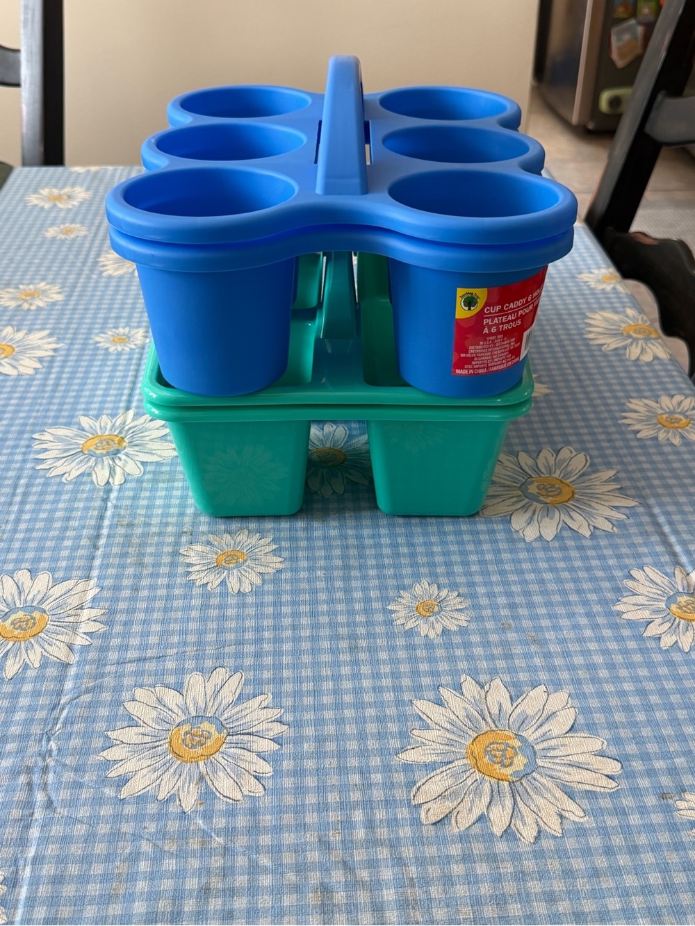 NWT~Set Of 4 Handled Organizer Totes: 2 Blue/2 Teal